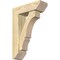 Ekena Millwork Balboa Slat Rough Sawn Bracket w/ Offset Brace, Douglas Fir, 6"W x 18"D x 26"H BKT0604X18X26BOA06RDF - alternate 1
